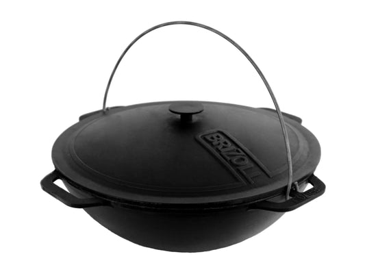 6 L Cast Iron Kazan with Lid