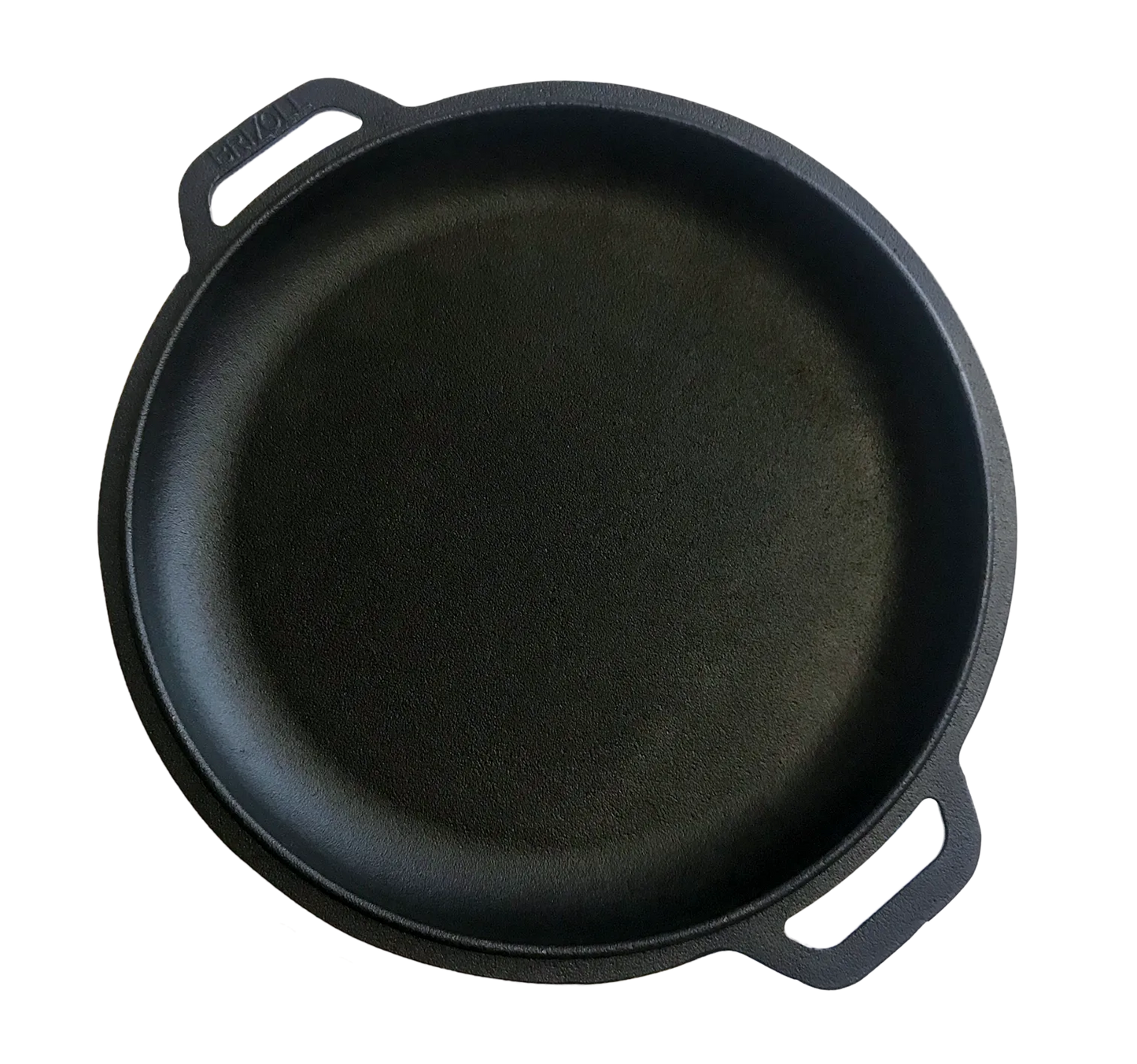 8 L Cast Iron Camping Pot with Skillet Lid